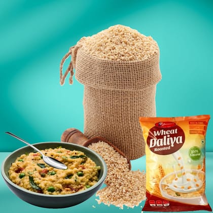 Banaco's Natural Roasted Wheat Daliya, 500 gms