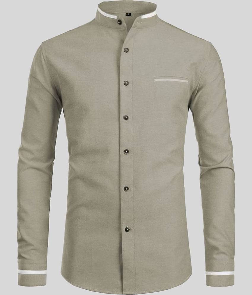 Vida Loca - Beige Cotton Slim Fit Men's Casual Shirt ( Pack of 1 )