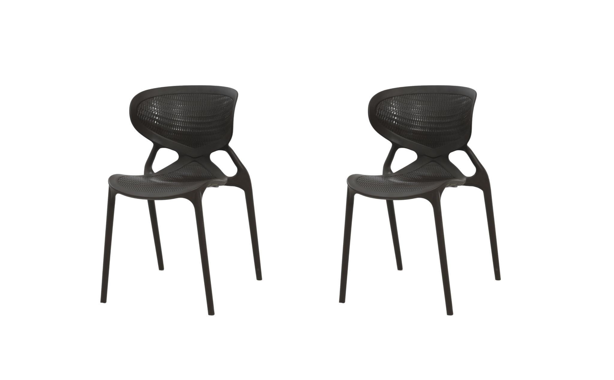 Supreme Furniture Kiara Plastic Chair with Unique Design | Suitable for Home, Garden, Office, Living Room, Cafeteria, Restaurant, Hotel, Resort, Indoor & Outdoor