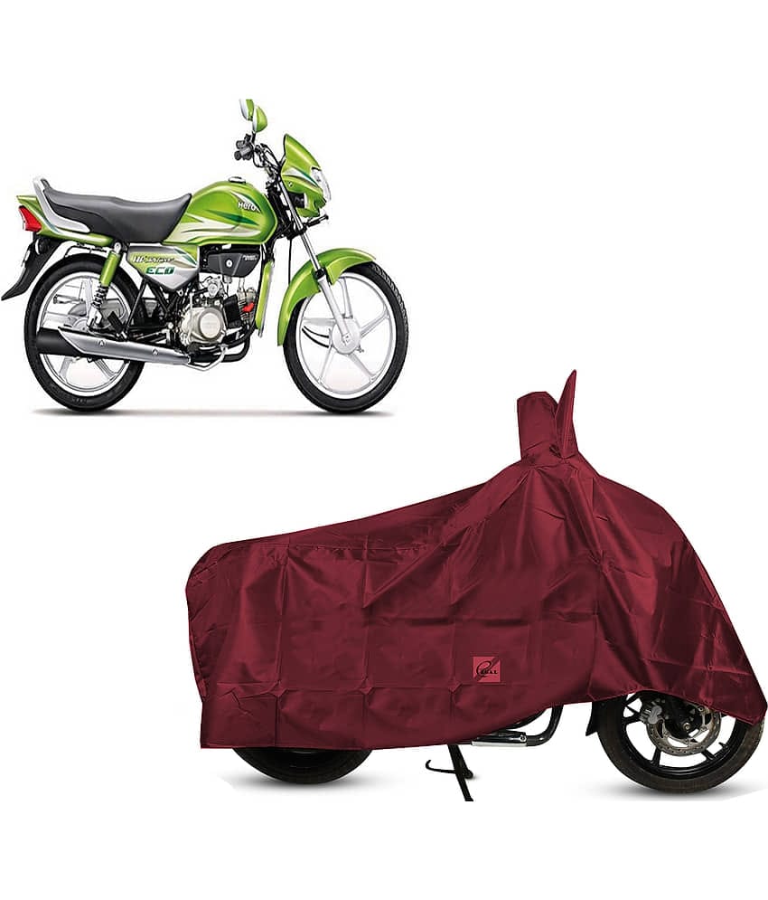EGAL Bike Body Cover for Hero Hero HF Deluxe Eco ( Pack of 1 ) , Maroon