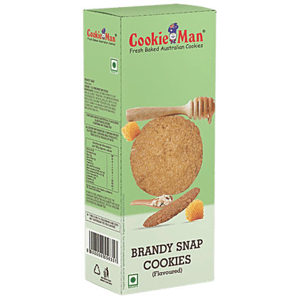 CookieMan Brandy Snap - Oats & Coconut Cookies, 120 g