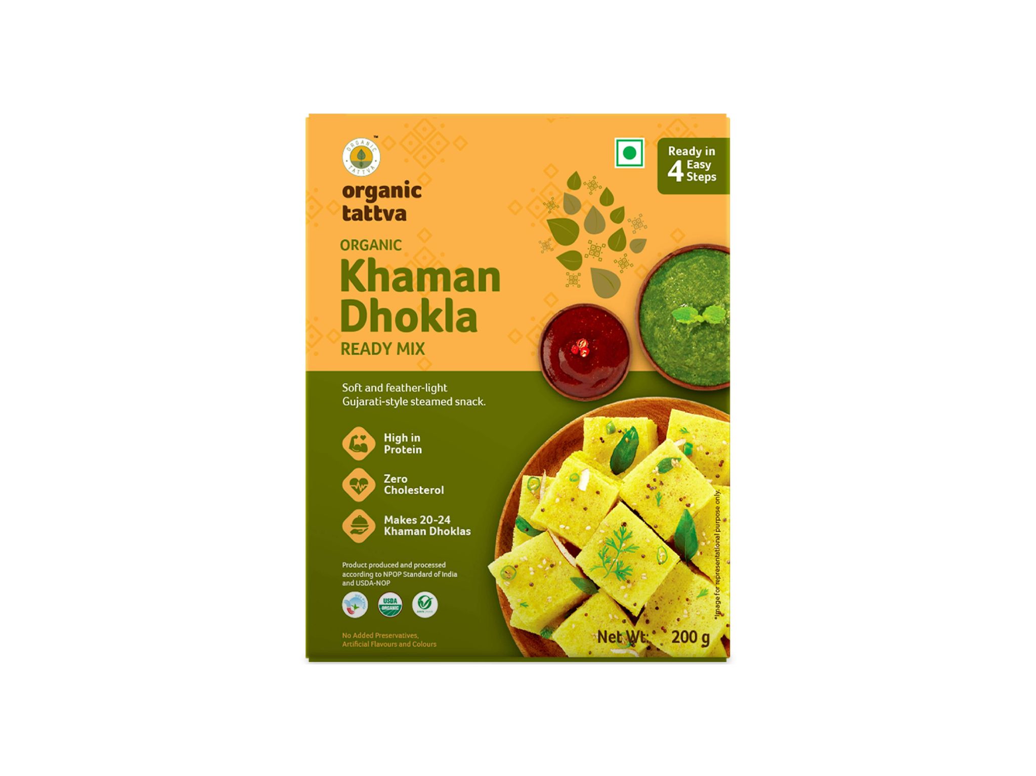 Organic Khaman Dhokla Ready Mix 200g