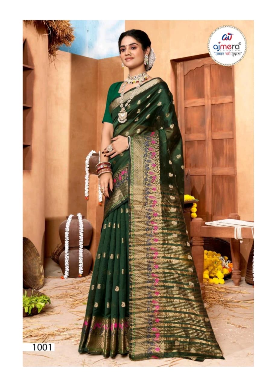SOJ Sakhi Saheli  Saree with Unstitched Blouse