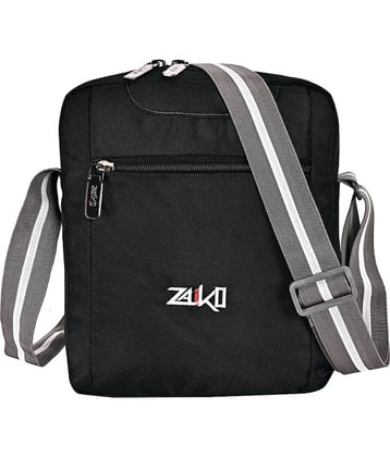 ZAIKO BAGS Black Solid Messenger Bag