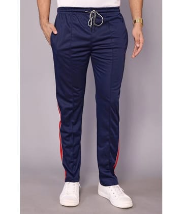 Estro Navy Polyester Mens Trackpants ( Pack of 1 ) - None