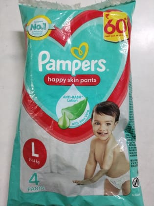 Pampers happy skin pants aloe L 9-14kg 