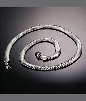 The Jewelbox Rhodium Plated Chain ( Set of 1 )