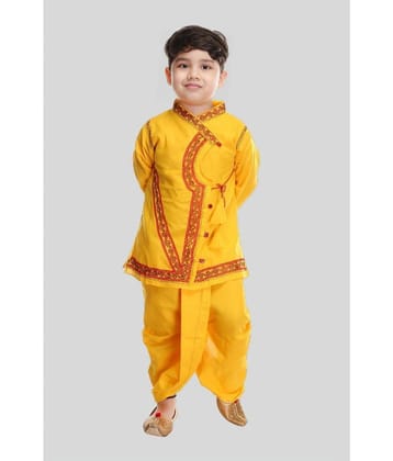 s muktar garments Yellow Cotton Blend Boys ( Pack of 1 ) - None