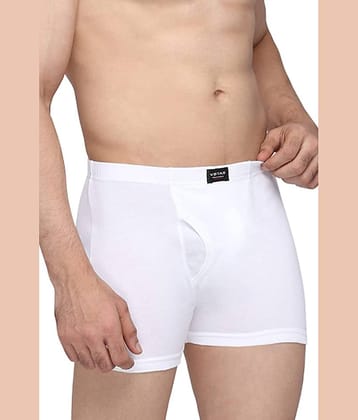 VEE SAA Pack of 1 Cotton Trunks For Men's ( White )