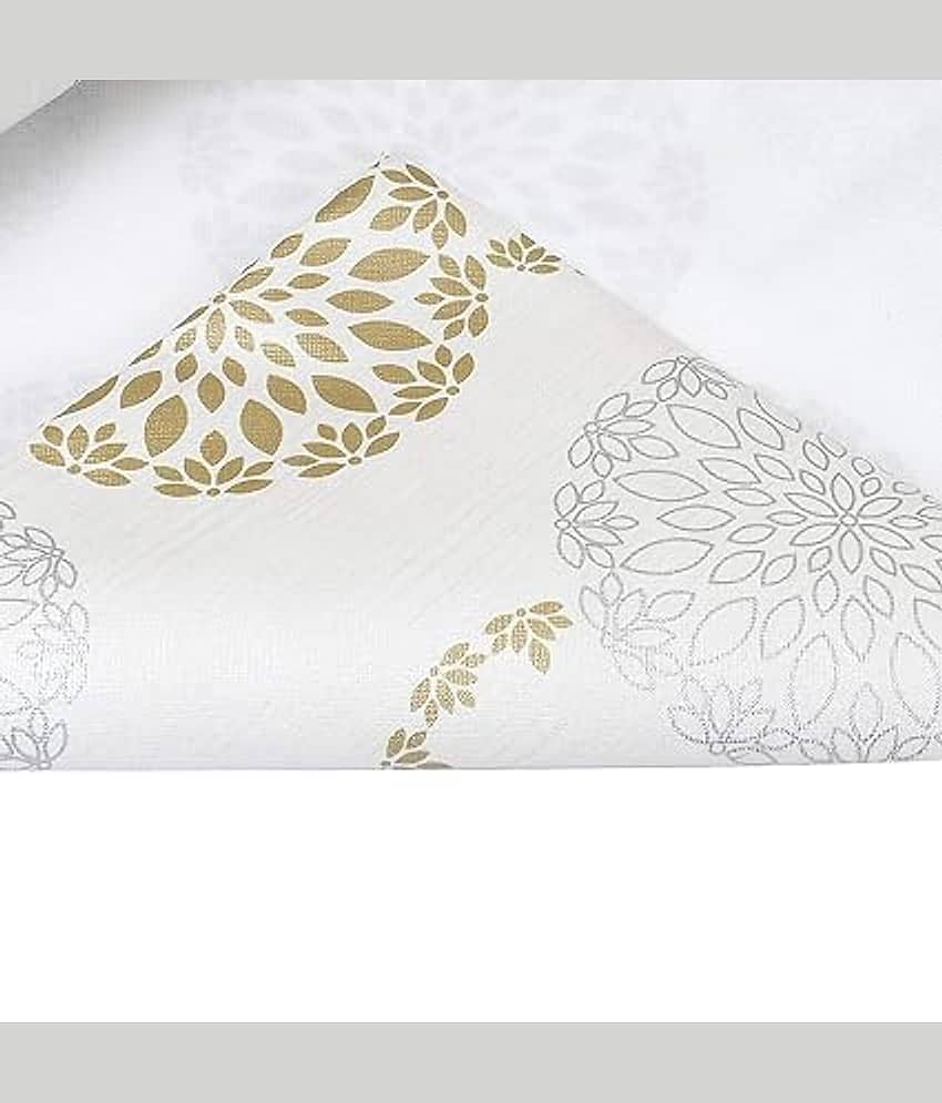 Kitchen Drawer/Cabinet Shelf Mat|Flower Design with PVC Material|Adjustable Size 5 MTR Roll
