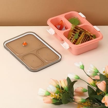 Tokyo Lunch Box Stylish and Durable Bento Box for On-The-Go Meals, Perfect for Adults and, Includes Compartments for Balanced Portions, BPA-Free