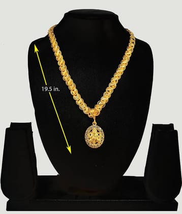 KRIMO GOLD PLATED PENDANT AND CHAIN FOR MEN OR BOYS-100365