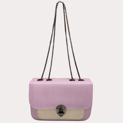 BlushAura Textured Pink Sling Bag for Women