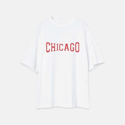 Chicago - Unisex Oversized T-Shirt-XS-S