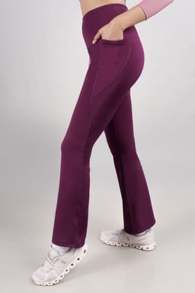Flared Yoga Leggings (Bio-Poly Edition)-XS