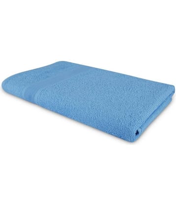 Dollar Cotton Striped 500 -GSM Bath Towel ( Pack of 1 ) - Blue