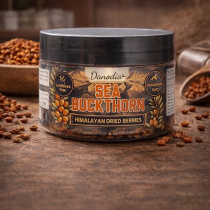 Danodia Foods Sea Buckthorn Dried Berries, 80 gm