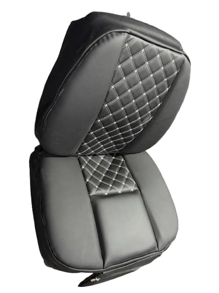 Premium Quilted Leather Car Seat Cover Diamond Pattern
