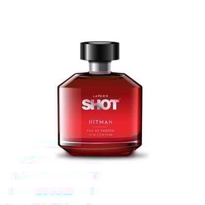 Layer�r Shot Hitman Perfume for Men - 100ml | Long Lasting Eau De Parfum (EDP) | Fresh Oriental Scent with Grapefruit & Sandalwood | Day-to-Night Premium Fragrance