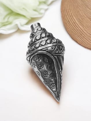 Pure 925 Silver Shankh-Small