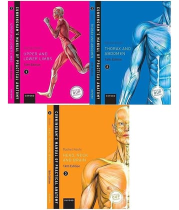 Cunningham's Manual of Practical Anatomy - Set of 3 Volumes - 16th Edition Paperback