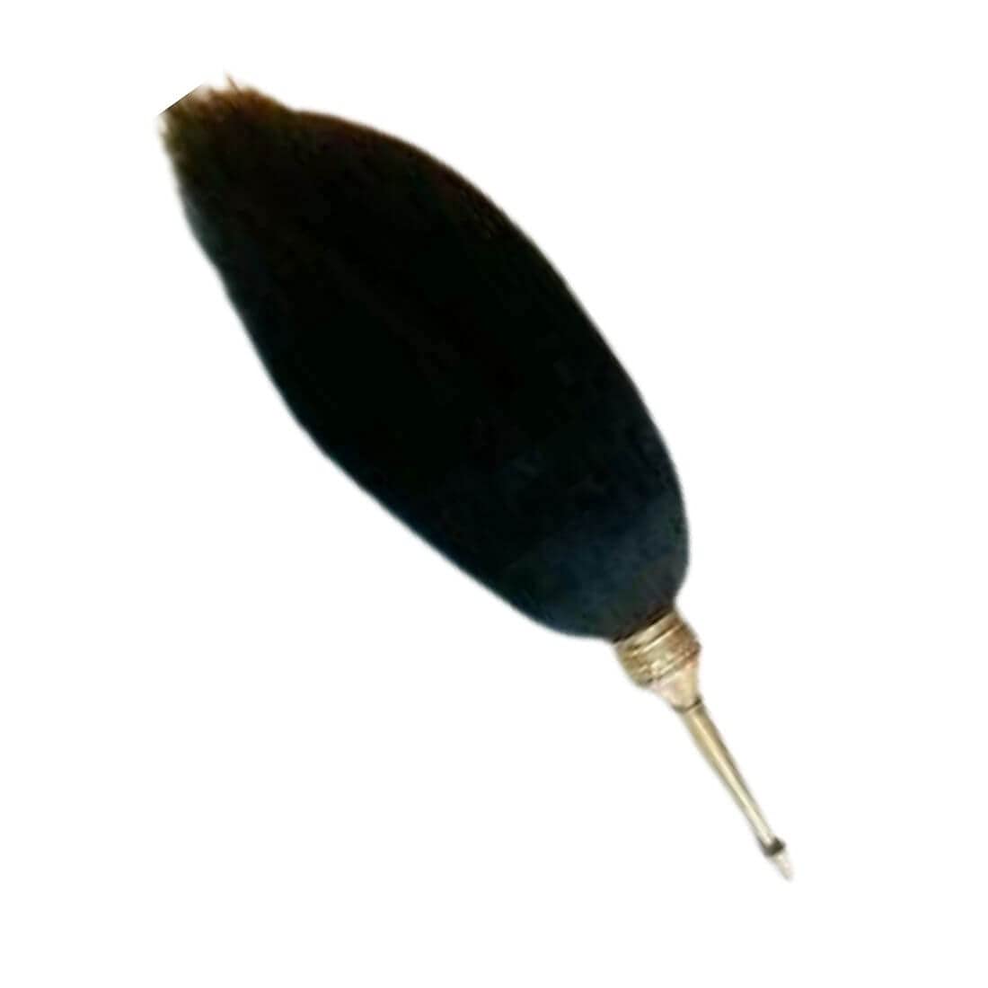MAYAPURI Chawar Sahib/Chanwara/Black Chaur Sahib in Metal Body, Len: 18 inch (Pack of 1)