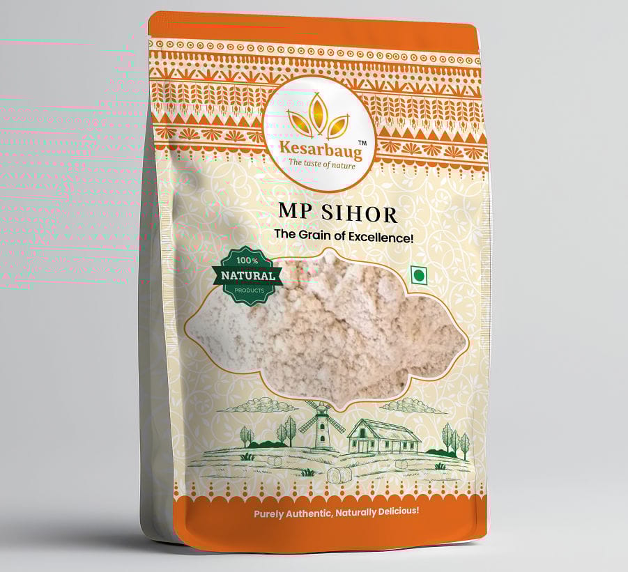 Kesarbaug Wheat Atta (MP Sihor), 1 Kg