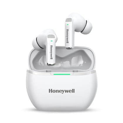 Honeywell  Trueno U5100, HYBRID ANC TWS Earbuds, with 33 dB ANC,62H of Playtime-White