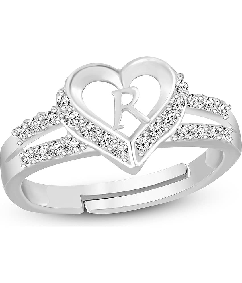 HEER COLLECTION - Silver Rings ( Pack of 1 )