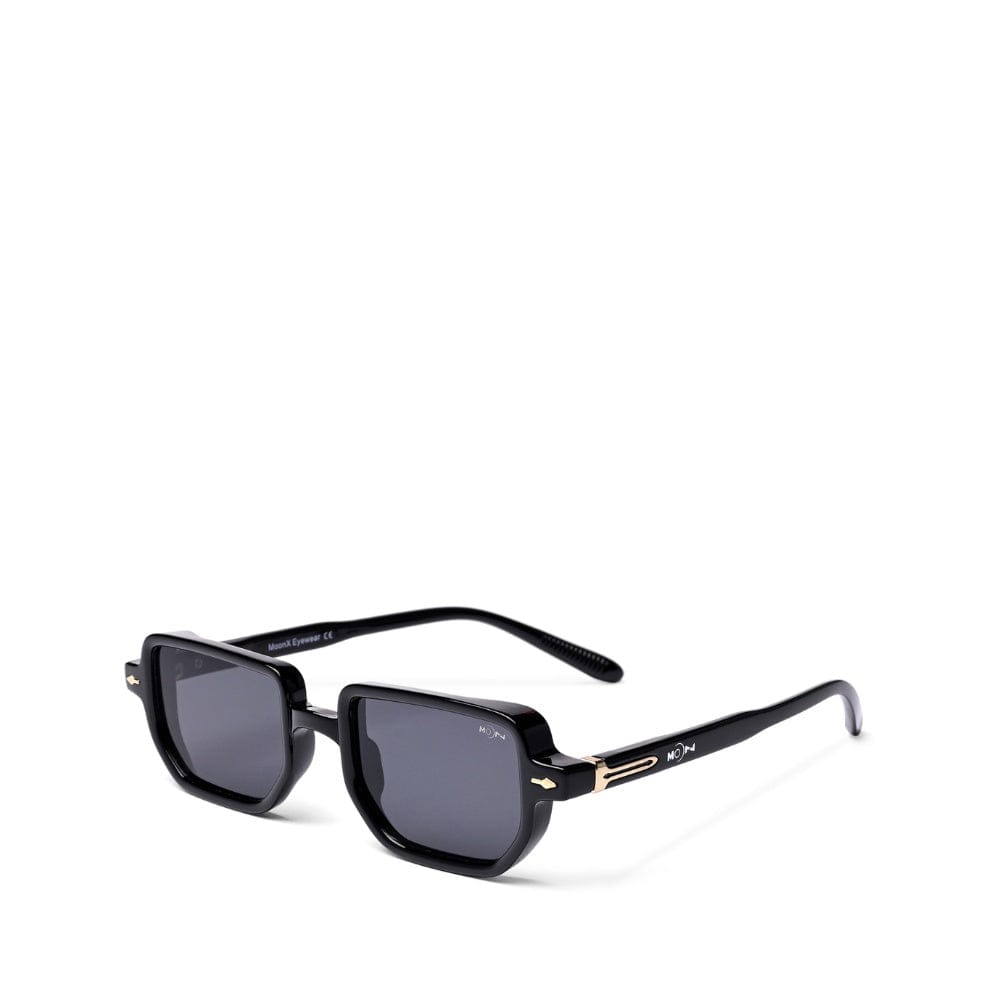 MOONX PHOENIX S1 – UV400 Transparent Rectangular Sunglasses (Unisex)
