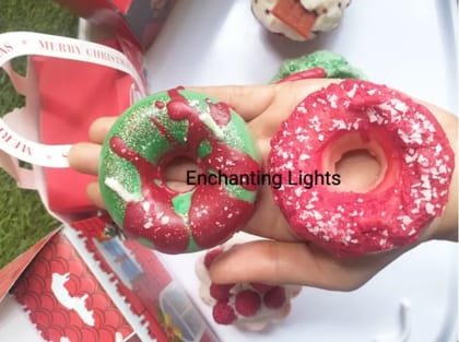 Christmas Donut Candle