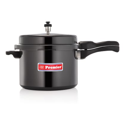 Premier Cucina Trendy Black Induction Bottom Pressure Cooker - 5 Ltr Premier Cucina Trendy Black Induction Bottom Pressure Cooker - 5 Ltr