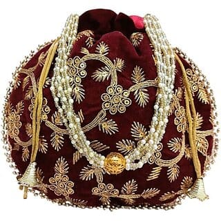 Jddcart Girls Maroon Potli