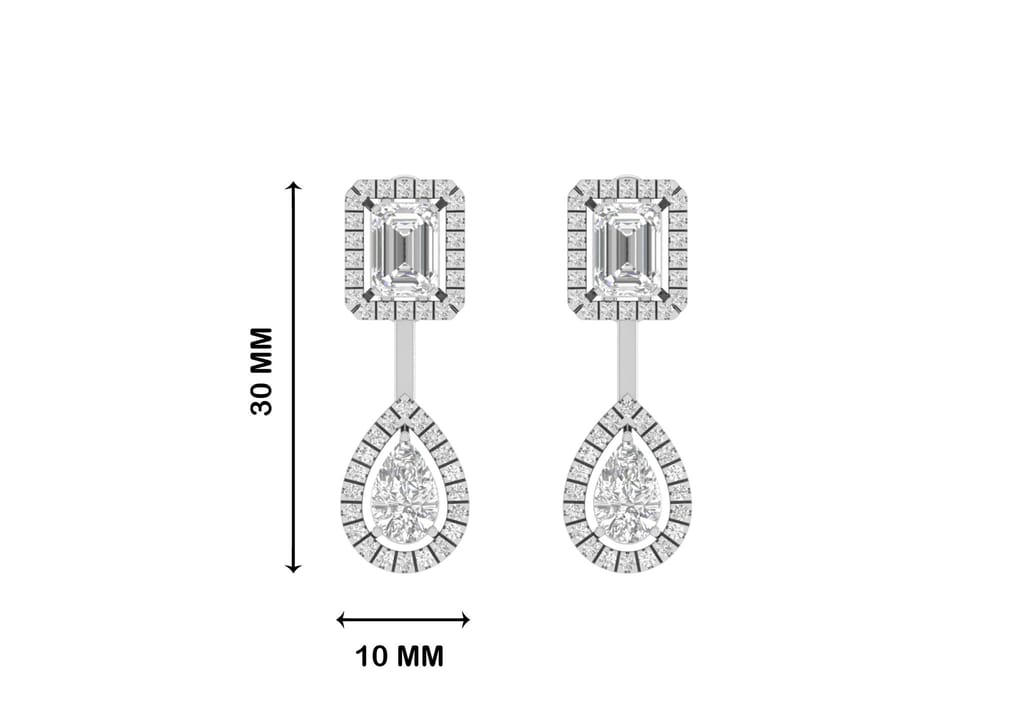 Twin Amore Solitaire Earrings