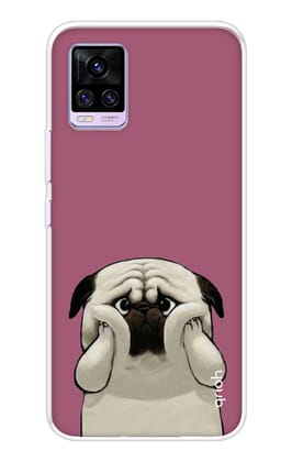 Chubby Dog Soft Cover for Vivo V20 Pro