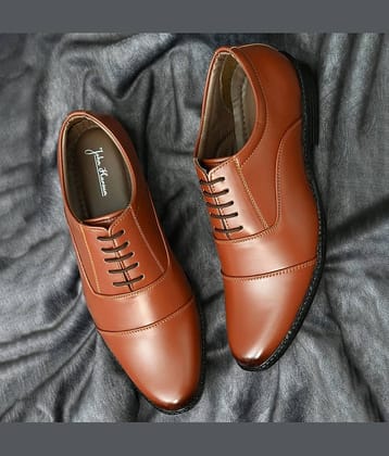 John Karsun - Tan Men's Formal Shoes