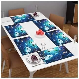 placemats set of 6 pcs/ table mat set of 6 pcs/ dining table placemat set of 6pcs/placemat set of 6 pcs(multicolour