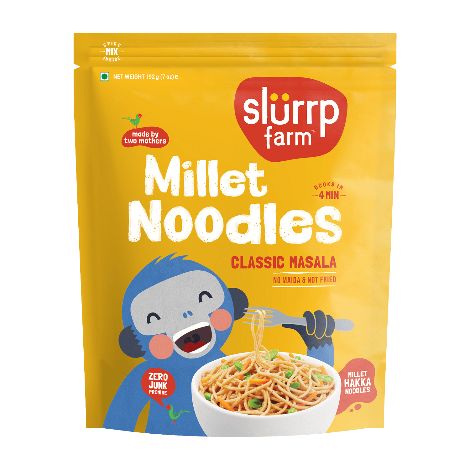Millet Noodles - Classic Masala Millet Noodles - Classic Masala - pack of 3