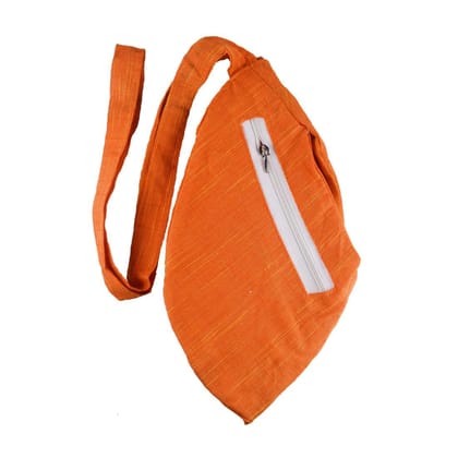 MAYAPURI Chanting BagJapa Mala Bag with Sakshi Mala Counter for Daily Mantra Jaap (Saffron Colour)