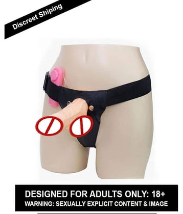 SEX TANTRA 7 Inch Strap On Artificial Solid Penis Dildo With Belt Sex Toy For Women