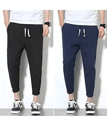 Reya Multicolor Polyester Men's Trackpants ( Pack of 2 )