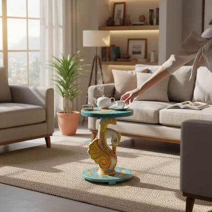 Wooden Painted Duck Coffee Table Bedroom Furniture