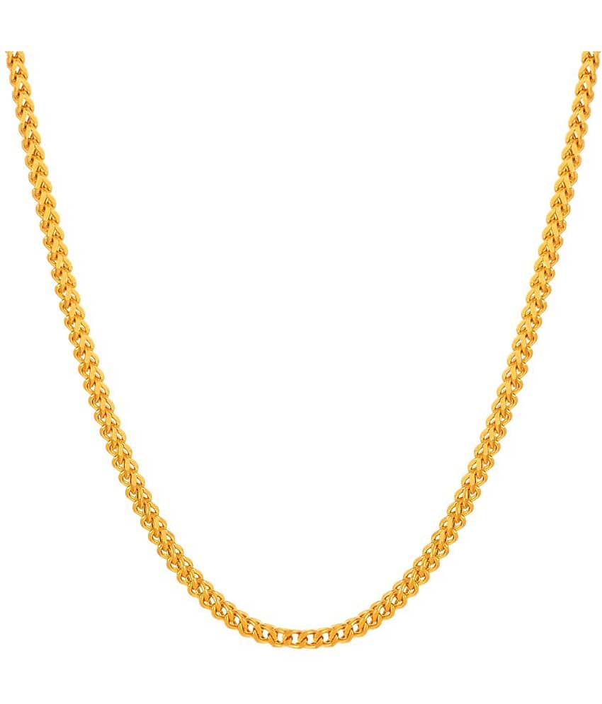 FASHION FRILL - Gold Plated Stainless Steel Chain ( Pack of 1 )