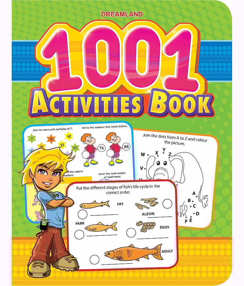 1001 Activities Book - Interactive & Activity