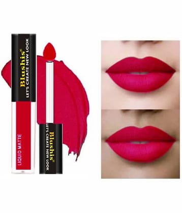 BLUSHIS Long Stay Non-Transfer Pink Matte Lipstick