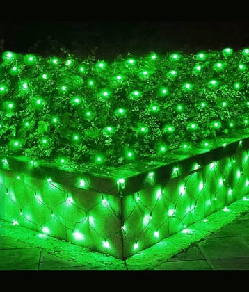 MIRADH - Green 3Mtr Curtain String Light ( Pack of 1 )