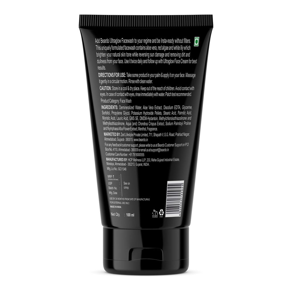 Beardo Ultraglow Facewash for Men (100ml)