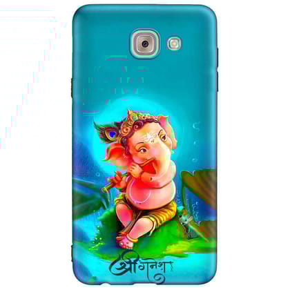 Shree Vinayaka Samsung J7 MAX Premium Embossed Mobile cover