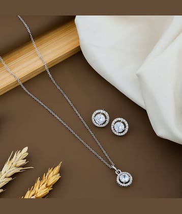 MGSV Silver Pendant set ( Pack of 1 )