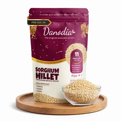 Danodia Foods White Sorghum Millet, 950 gm